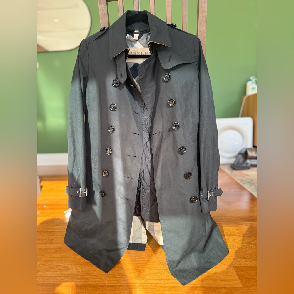 Burberry Charcoal Trench Coat